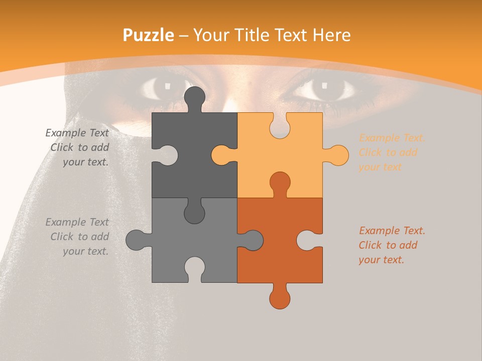 Middle Mysterious Beautiful PowerPoint Template