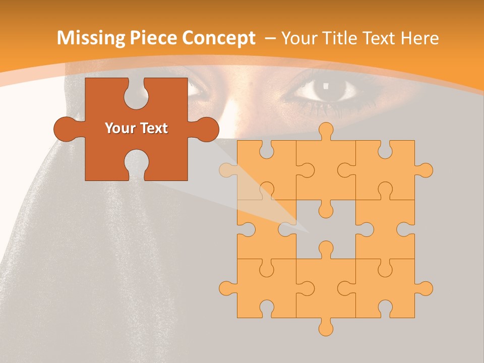 Middle Mysterious Beautiful PowerPoint Template