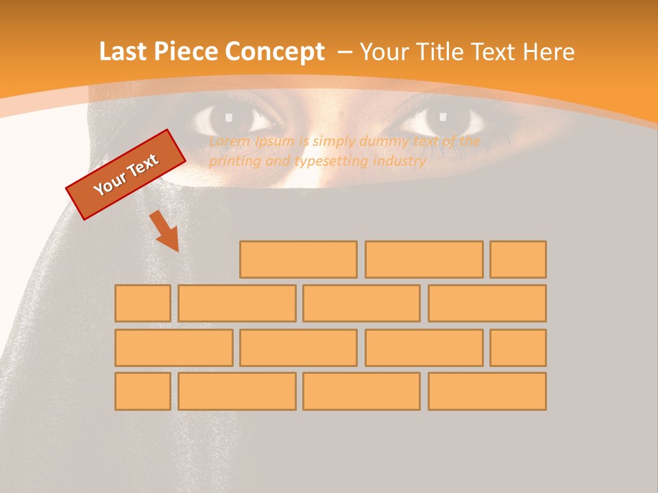 Middle Mysterious Beautiful PowerPoint Template