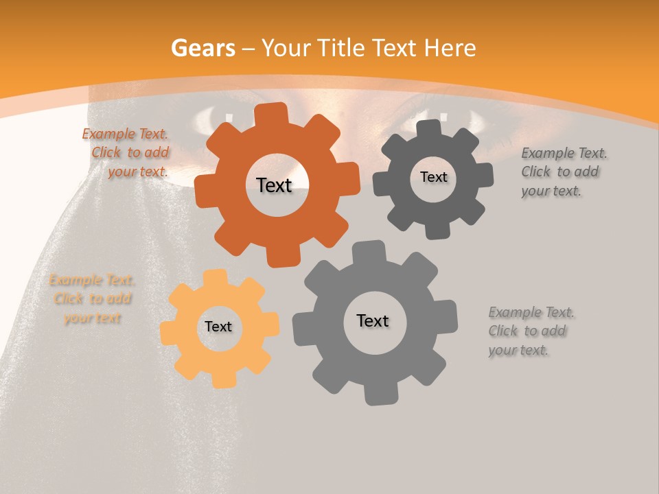 Middle Mysterious Beautiful PowerPoint Template