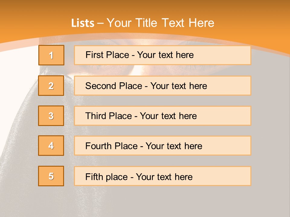 Middle Mysterious Beautiful PowerPoint Template