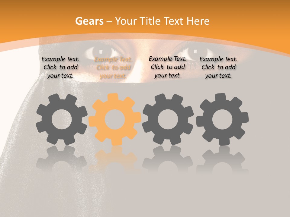 Middle Mysterious Beautiful PowerPoint Template