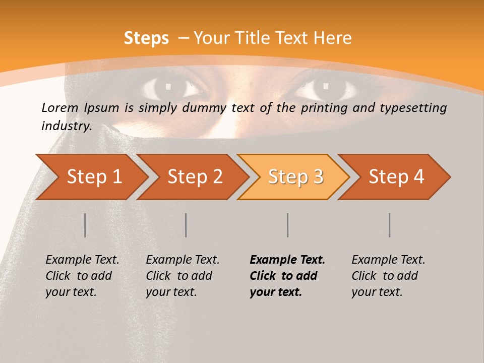 Middle Mysterious Beautiful PowerPoint Template