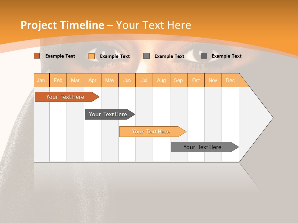 Middle Mysterious Beautiful PowerPoint Template
