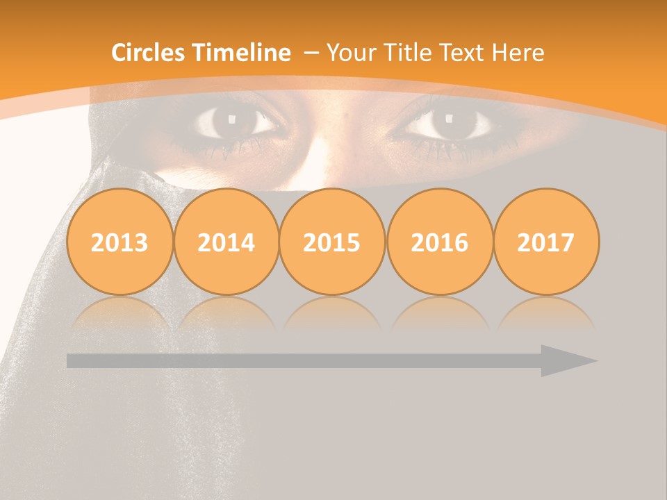 Middle Mysterious Beautiful PowerPoint Template