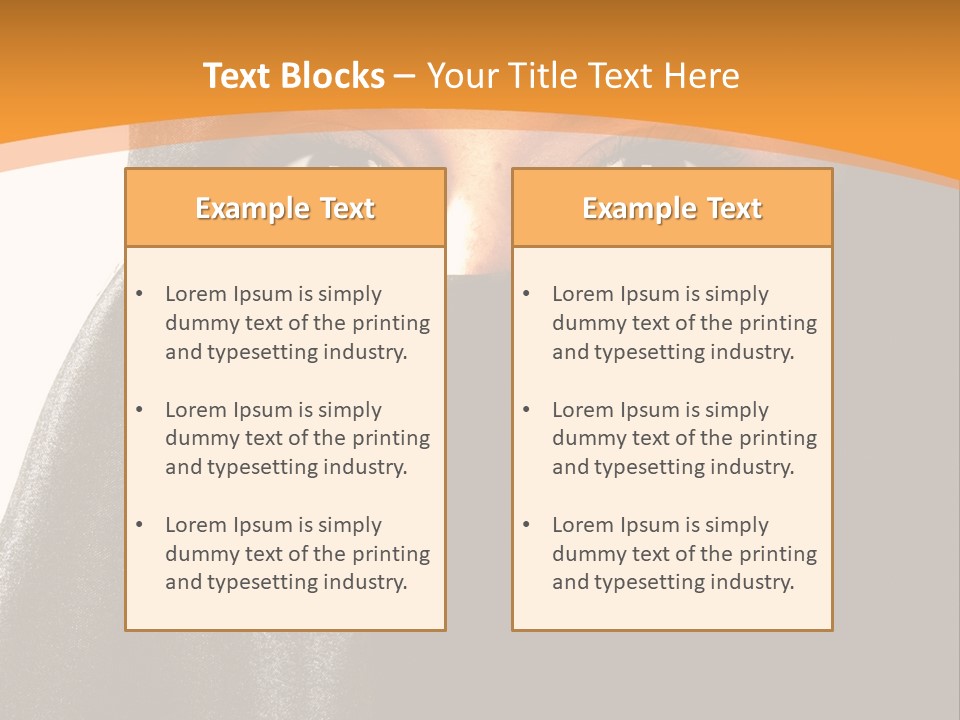 Middle Mysterious Beautiful PowerPoint Template