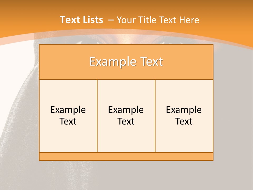 Middle Mysterious Beautiful PowerPoint Template