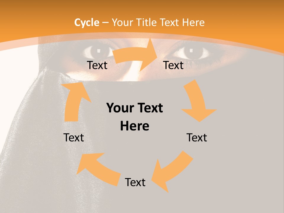 Middle Mysterious Beautiful PowerPoint Template