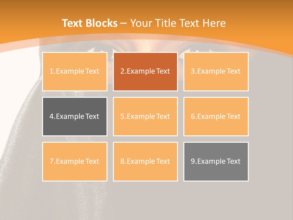 Middle Mysterious Beautiful PowerPoint Template