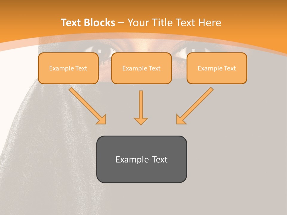 Middle Mysterious Beautiful PowerPoint Template