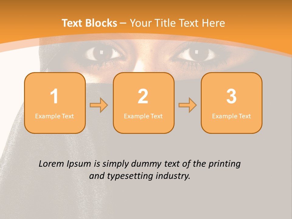 Middle Mysterious Beautiful PowerPoint Template