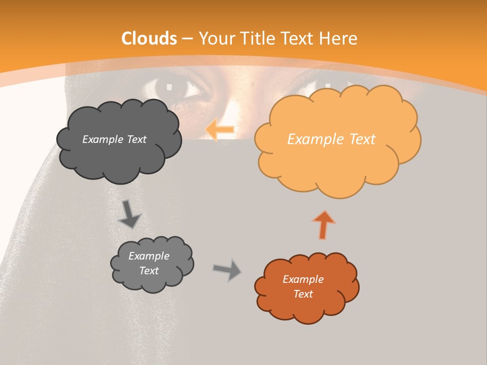 Middle Mysterious Beautiful PowerPoint Template