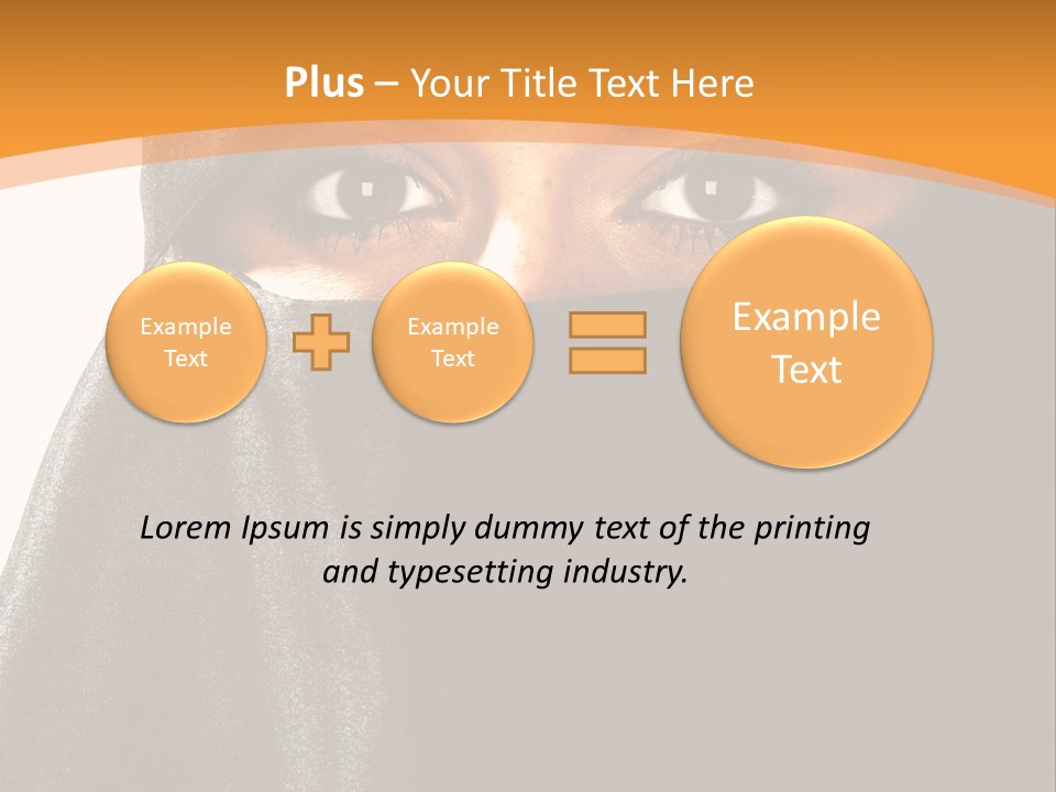 Middle Mysterious Beautiful PowerPoint Template
