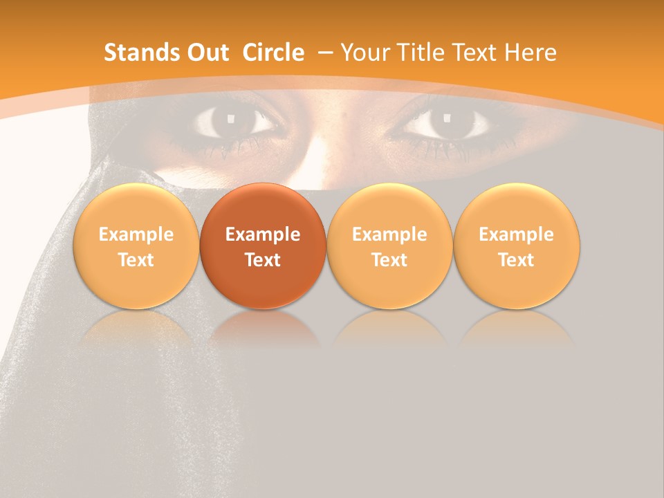 Middle Mysterious Beautiful PowerPoint Template