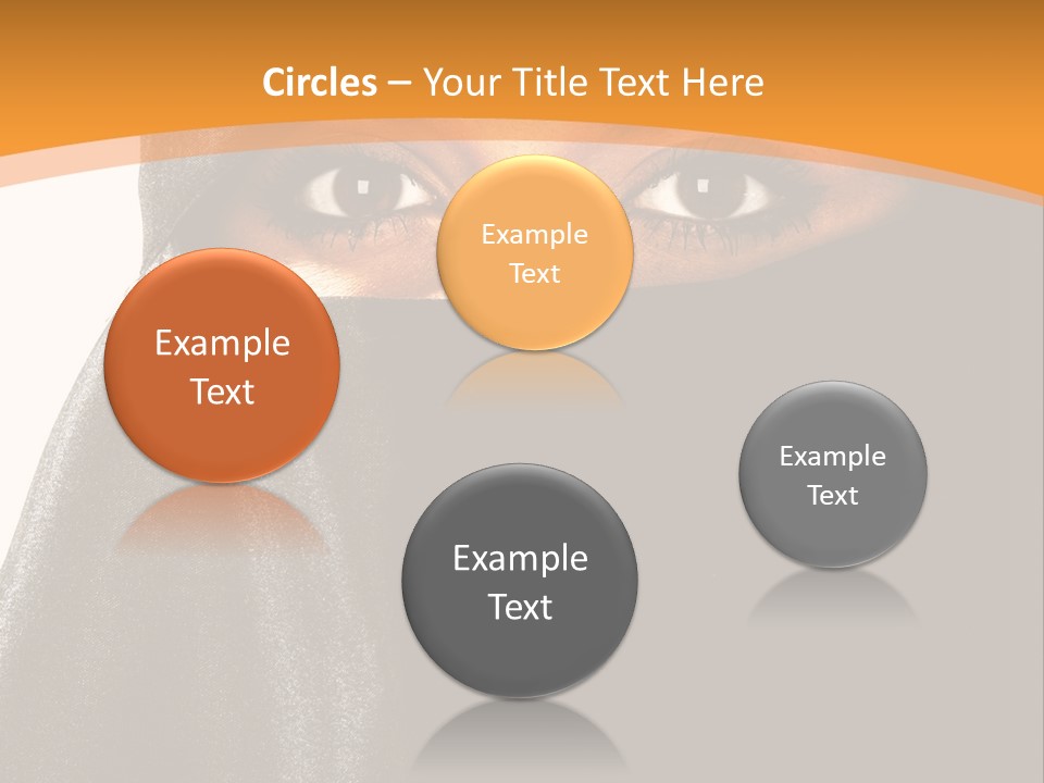 Middle Mysterious Beautiful PowerPoint Template