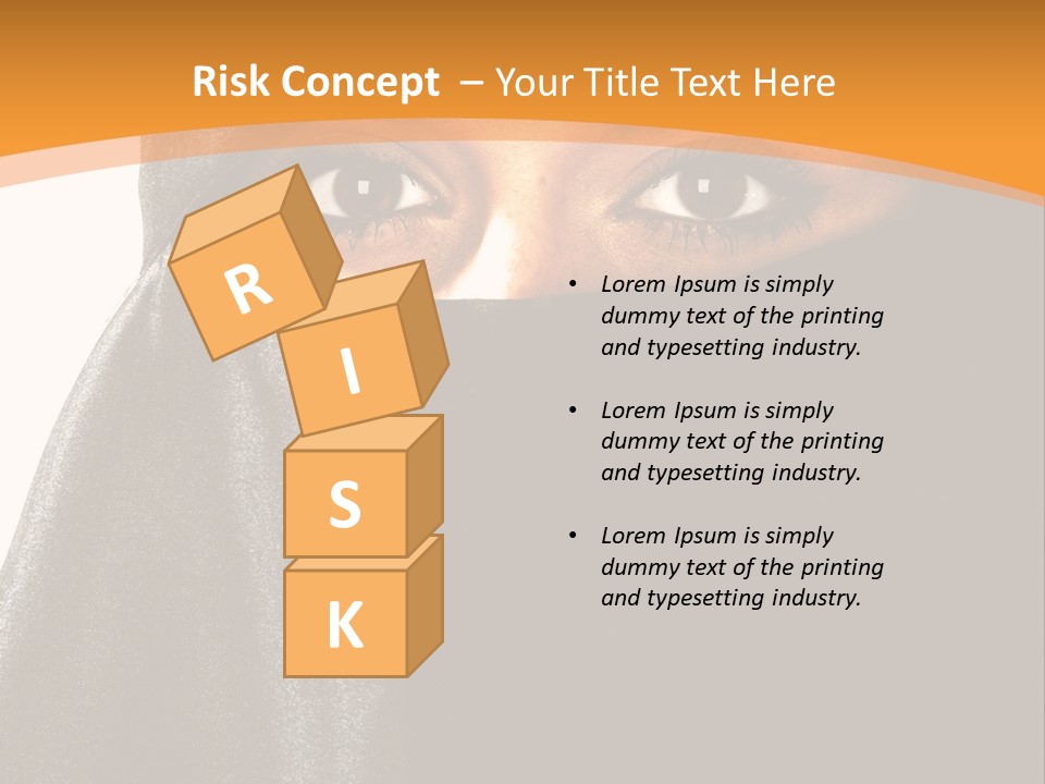 Middle Mysterious Beautiful PowerPoint Template