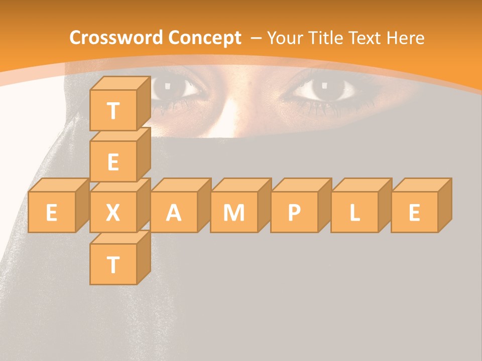 Middle Mysterious Beautiful PowerPoint Template