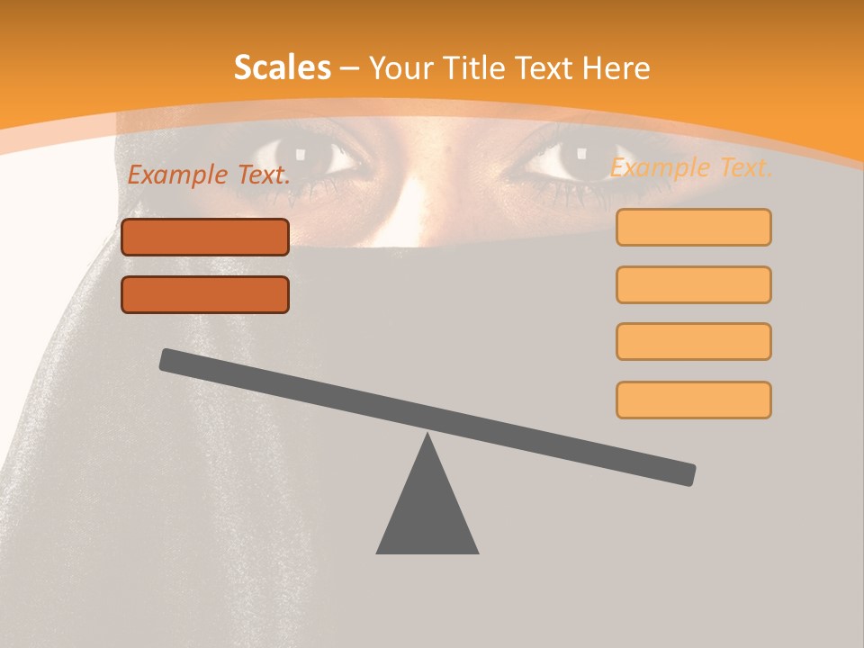 Middle Mysterious Beautiful PowerPoint Template