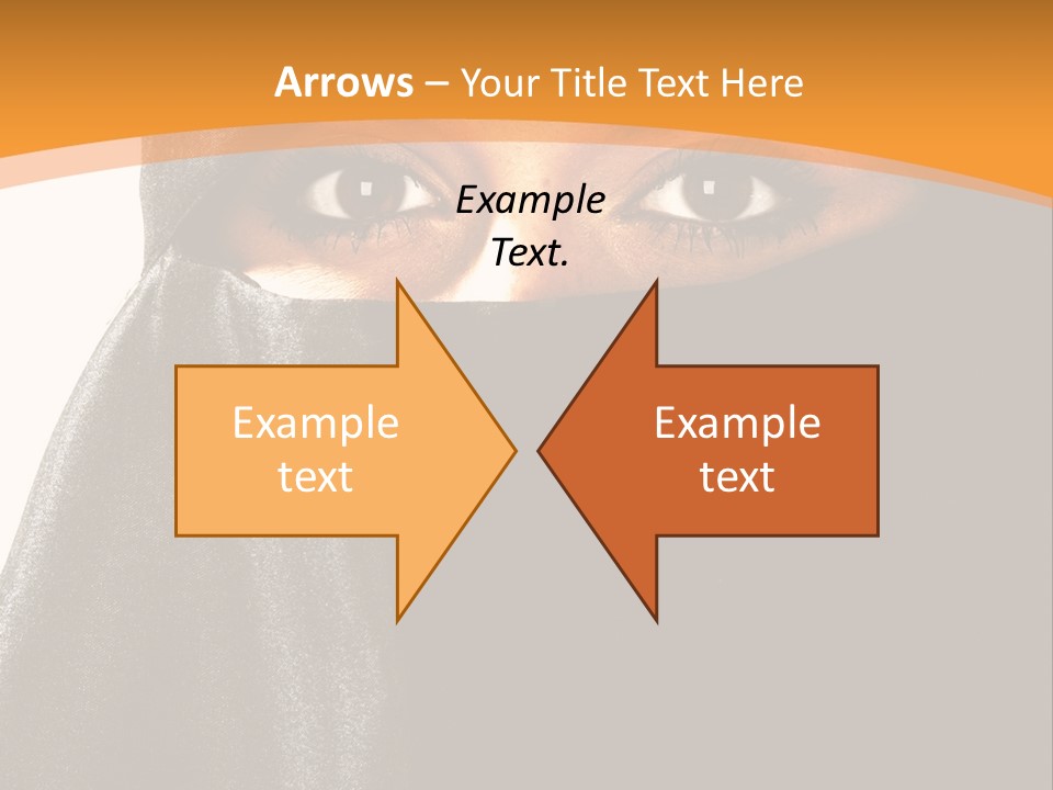 Middle Mysterious Beautiful PowerPoint Template