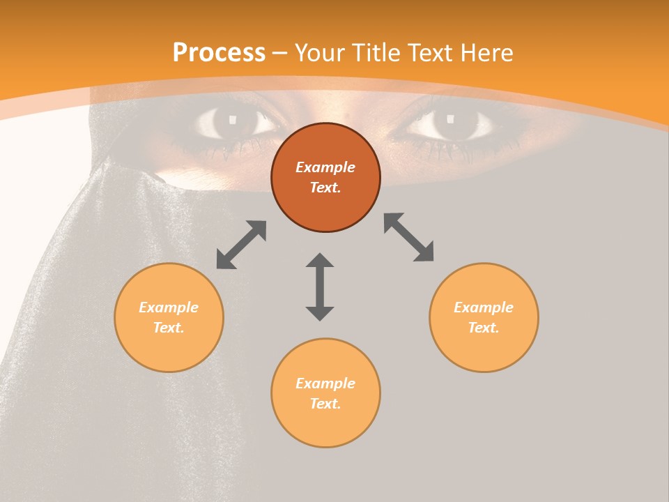 Middle Mysterious Beautiful PowerPoint Template