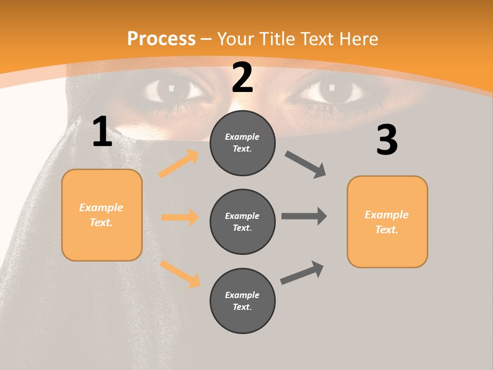 Middle Mysterious Beautiful PowerPoint Template