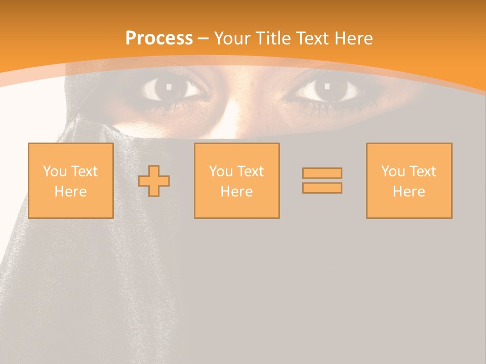 Middle Mysterious Beautiful PowerPoint Template