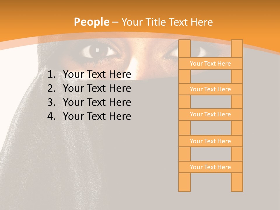 Middle Mysterious Beautiful PowerPoint Template