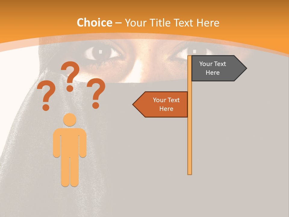 Middle Mysterious Beautiful PowerPoint Template