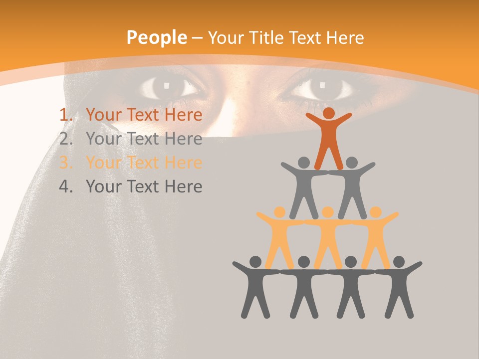 Middle Mysterious Beautiful PowerPoint Template