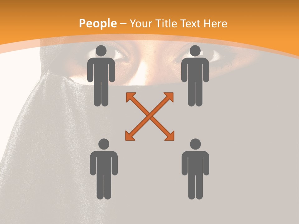 Middle Mysterious Beautiful PowerPoint Template