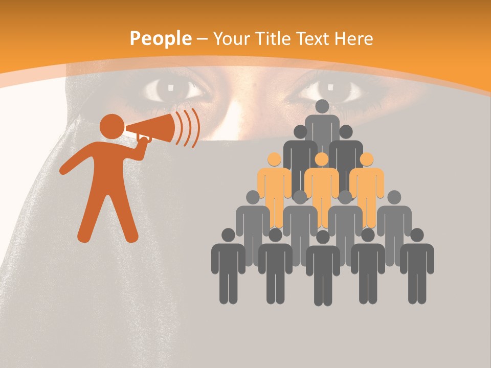 Middle Mysterious Beautiful PowerPoint Template