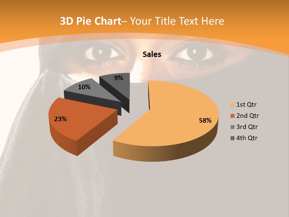 Middle Mysterious Beautiful PowerPoint Template