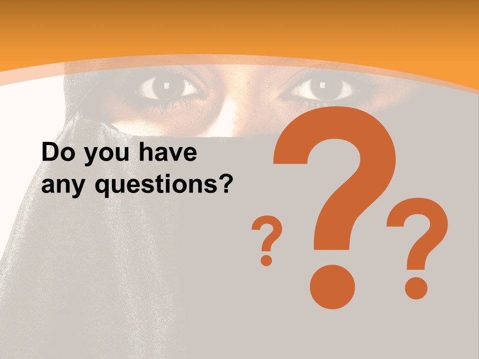 Middle Mysterious Beautiful PowerPoint Template