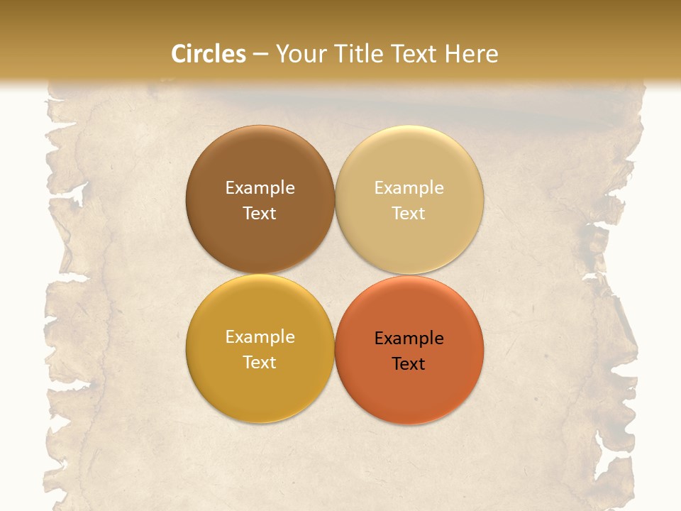 Isolated Brown Ancient PowerPoint Template