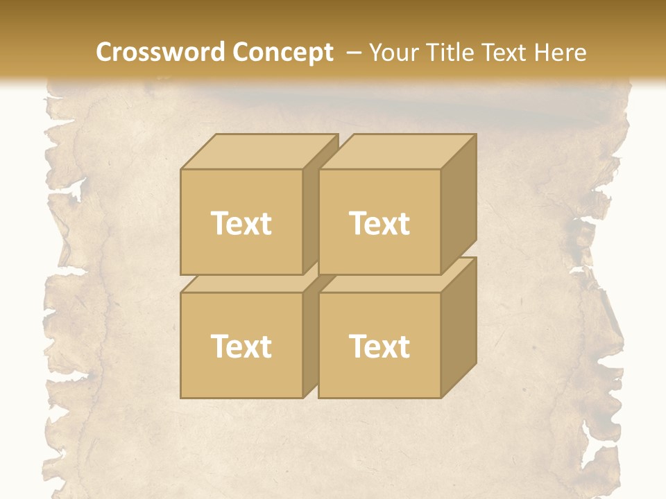 Isolated Brown Ancient PowerPoint Template
