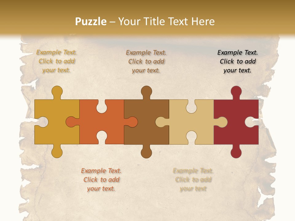 Isolated Brown Ancient PowerPoint Template