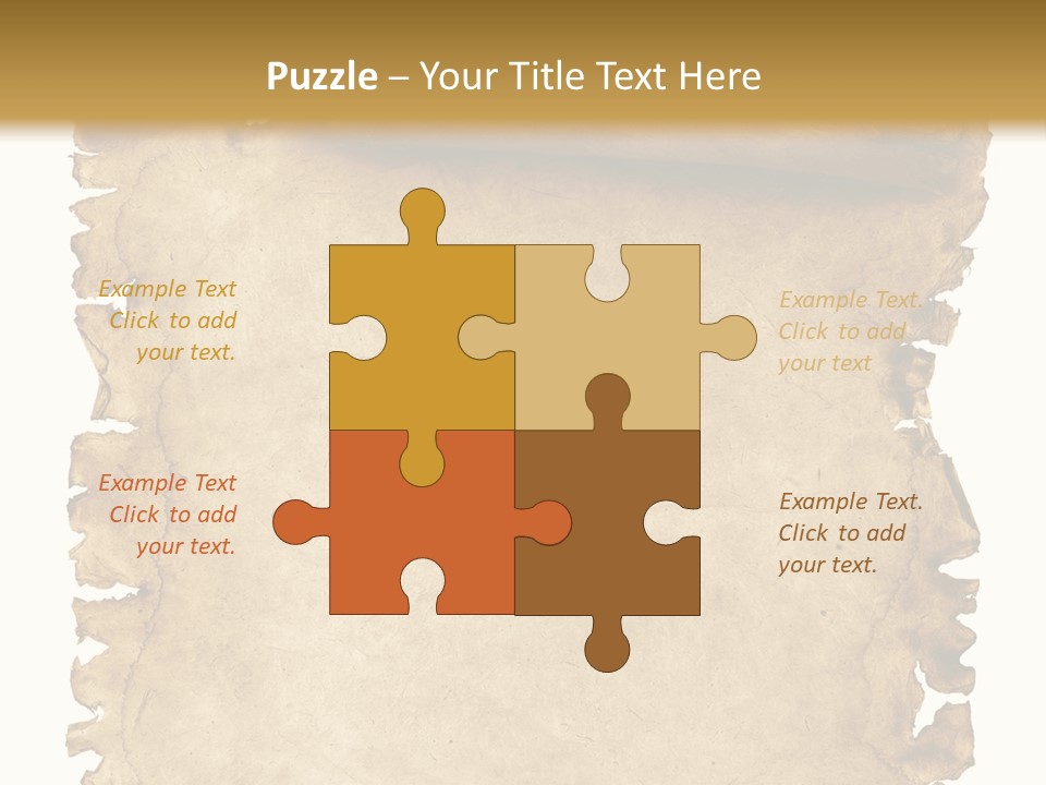 Isolated Brown Ancient PowerPoint Template