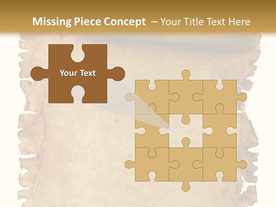 Isolated Brown Ancient PowerPoint Template