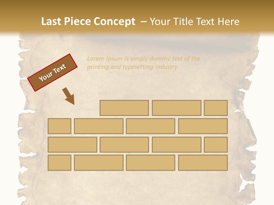 Isolated Brown Ancient PowerPoint Template