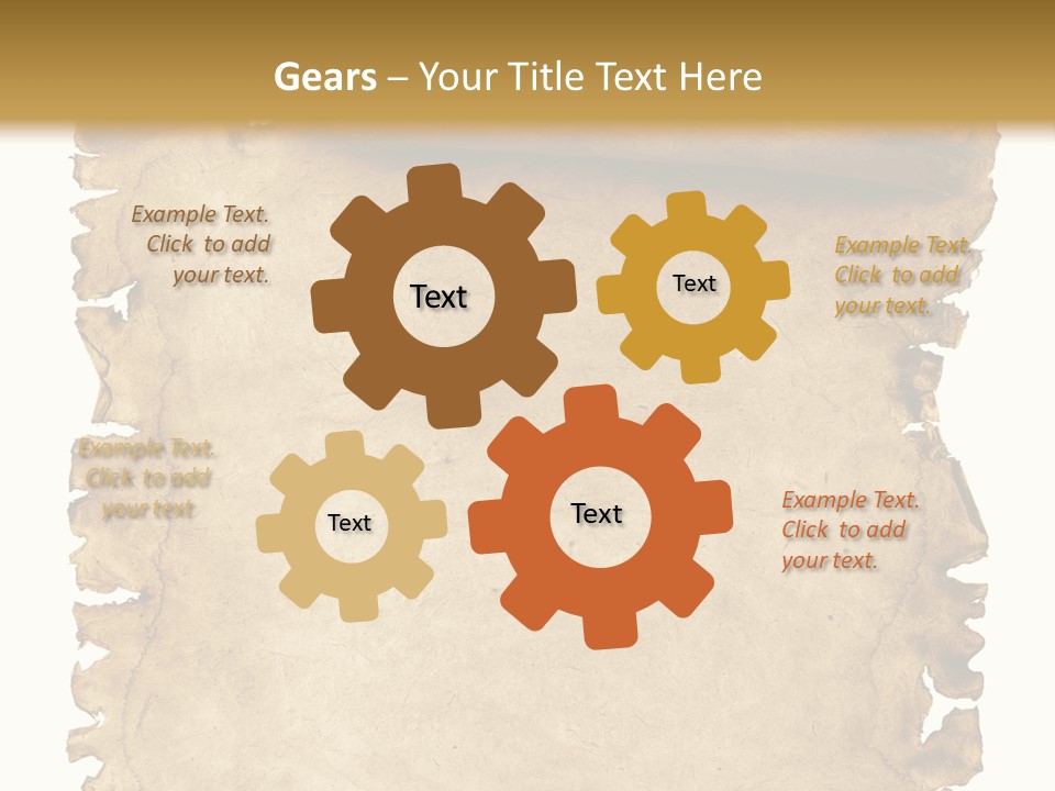 Isolated Brown Ancient PowerPoint Template