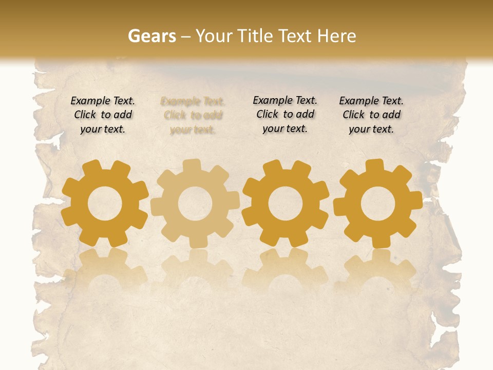 Isolated Brown Ancient PowerPoint Template