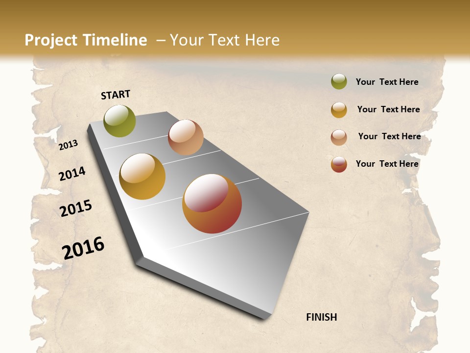 Isolated Brown Ancient PowerPoint Template