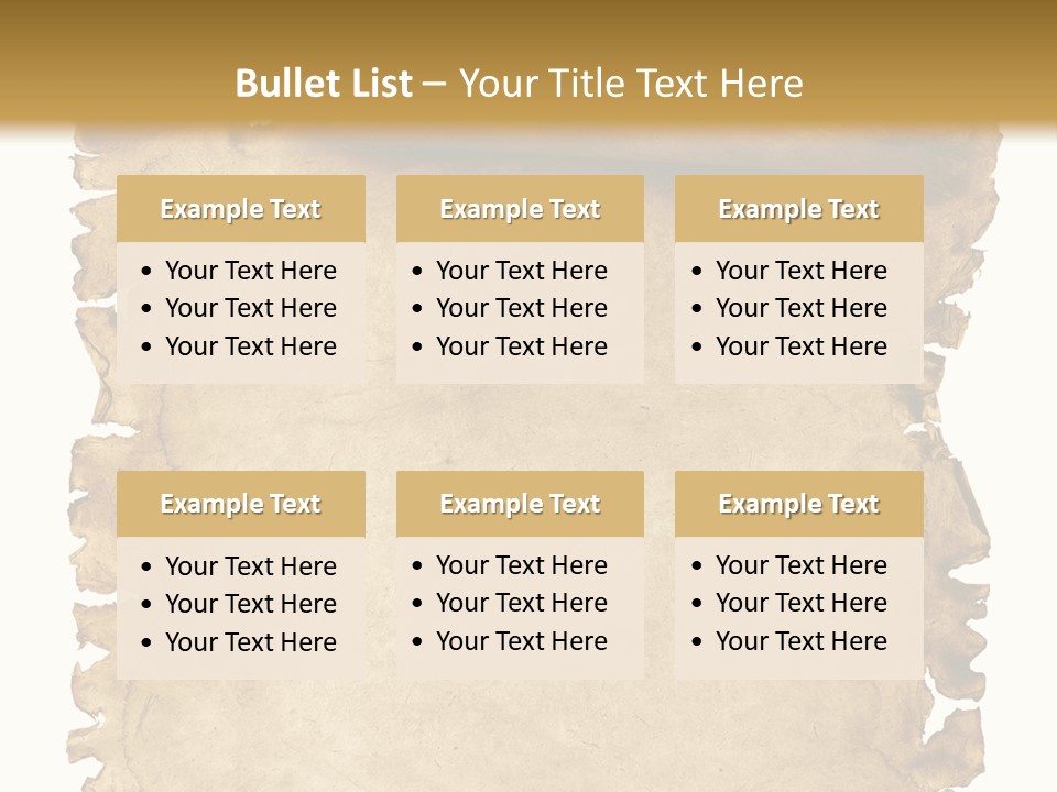 Isolated Brown Ancient PowerPoint Template