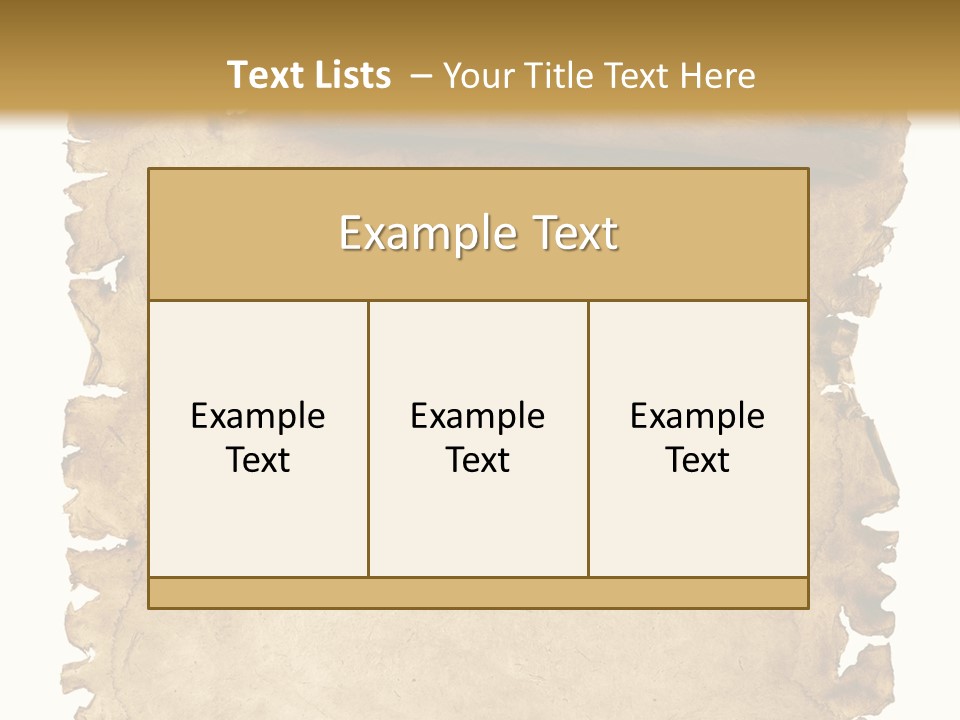 Isolated Brown Ancient PowerPoint Template