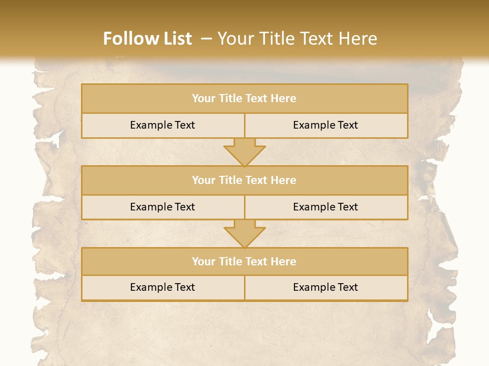 Isolated Brown Ancient PowerPoint Template