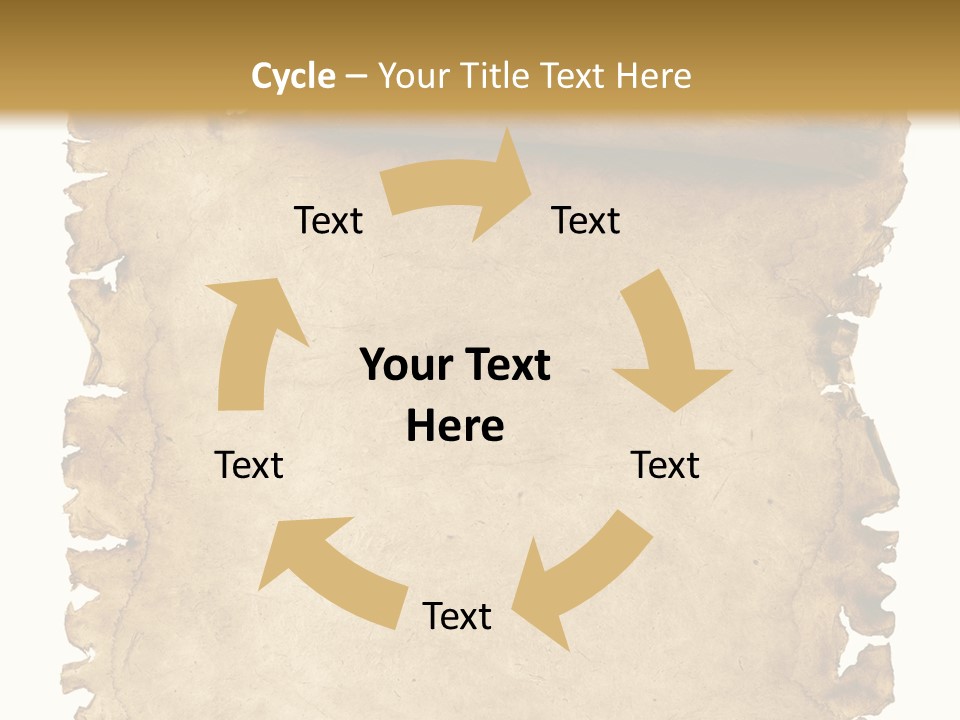Isolated Brown Ancient PowerPoint Template