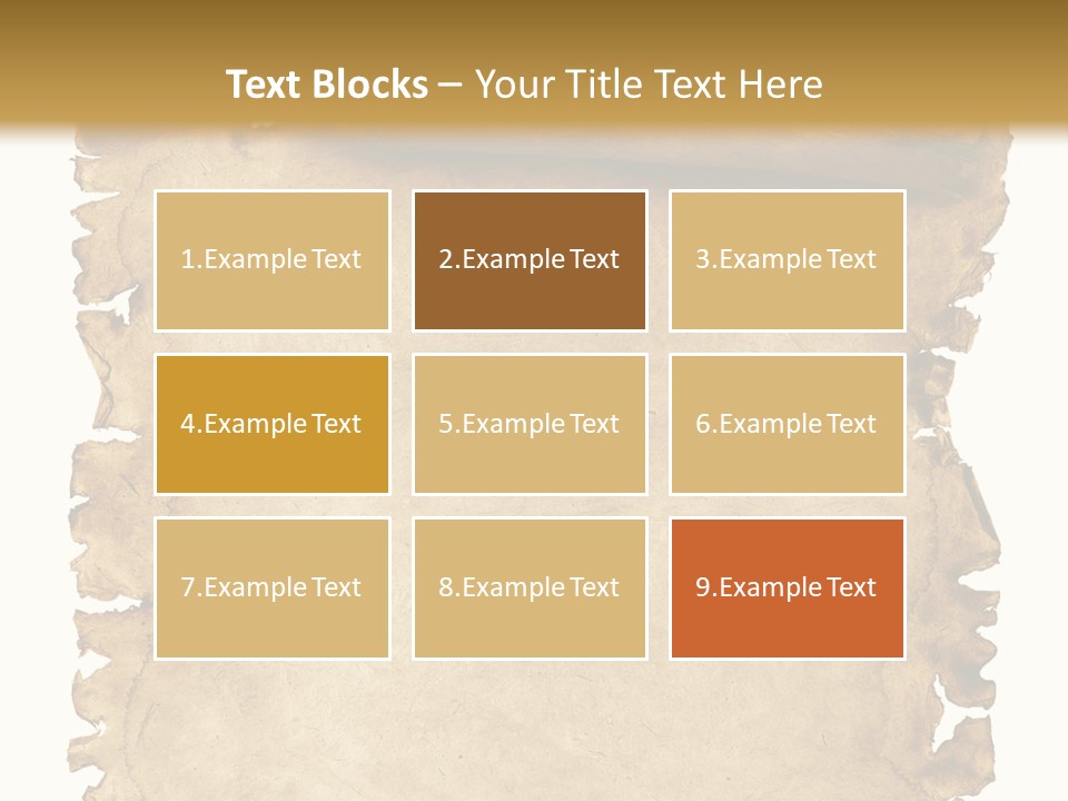 Isolated Brown Ancient PowerPoint Template