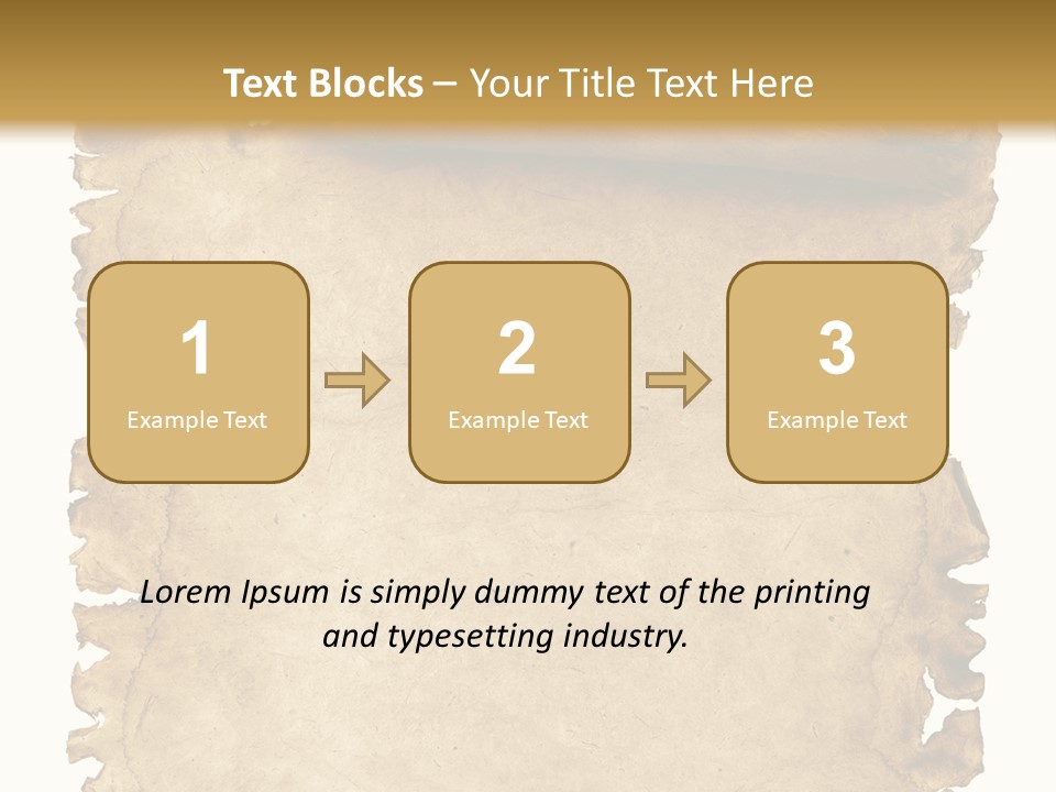 Isolated Brown Ancient PowerPoint Template