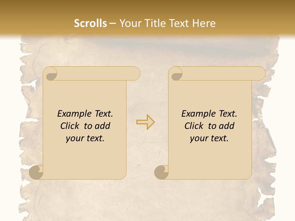 Isolated Brown Ancient PowerPoint Template