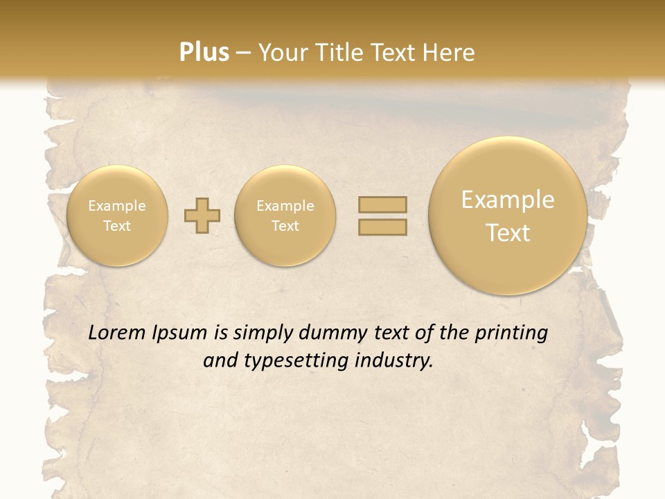 Isolated Brown Ancient PowerPoint Template